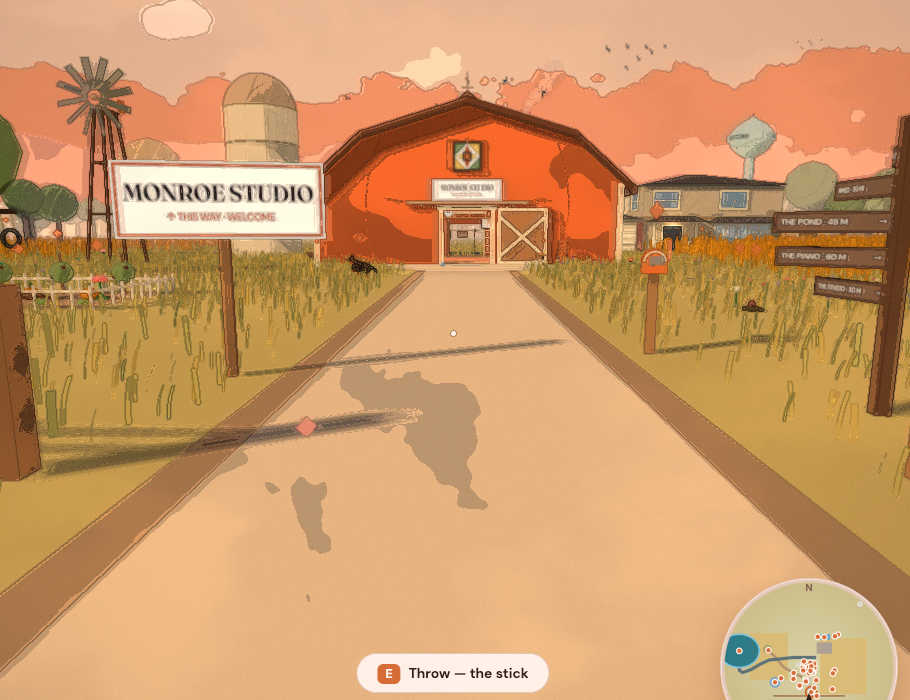 Preview of the interactive Monroe Studio 3D environment